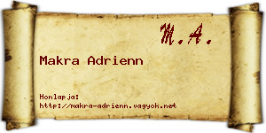 Makra Adrienn névjegykártya